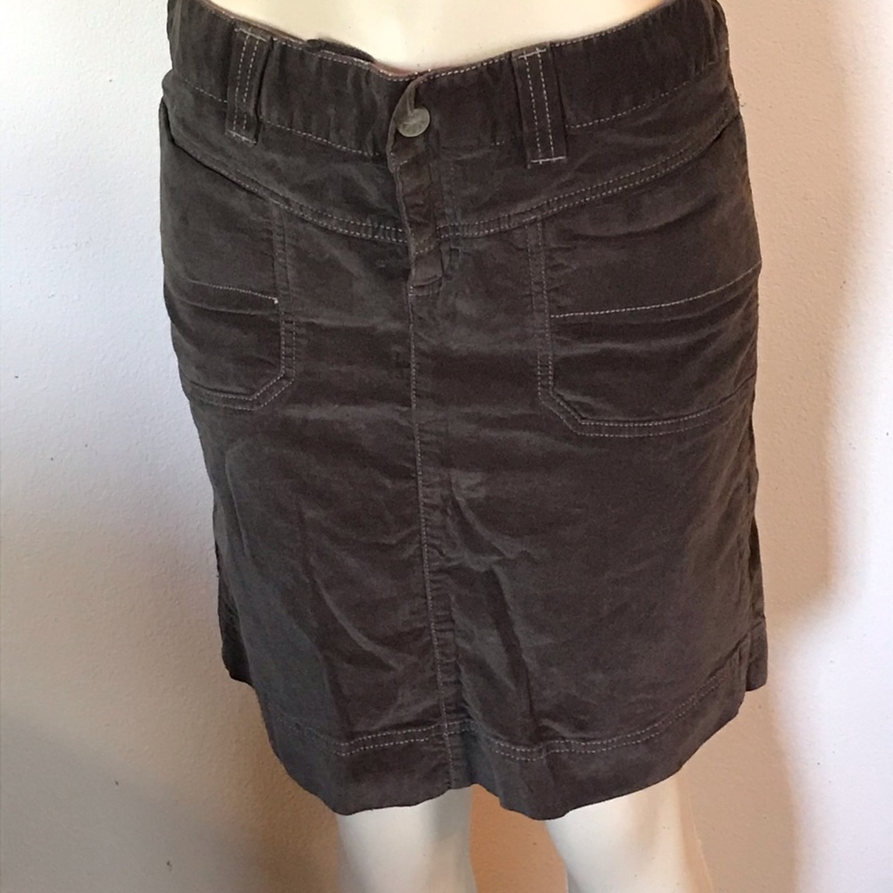 Athleta Skirt Size 8 Velour Brown